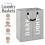 Double Basket Light Grey Large Laundry Washing Bag Basket Storage Bin Dirty Clothes Storage Handle Hamper 1