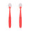 Callowesse Silicone Spoons in Red, 2 Pack 1