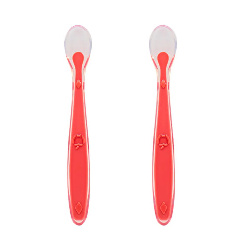 Callowesse Silicone Spoons in Red, 2 Pack