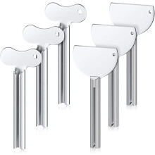 6 Pieces Metal Tube Squeezer Stainless Steel, Cosmetic Toothpaste Roller for Kitchen Bathroom, Practical Choice for Home and Daily Use