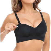 Momcozy YN21 Maternity and Nursing Bra Black 2XL
