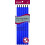 Rouleaux de Cheveux Flex Grip Annie, Bleus, 6 Comptes 1