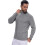Herren Rollkragenpullover Strick Slim Fit Warm Elastisch Grau M — herrenmode winter, feinstrickpullover herren 3