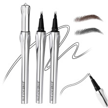 Waterproof Microblading Eyebrow Pen with Fork Tip Brown — eyebrow makeup tool, long lasting brow, natural hair stroke