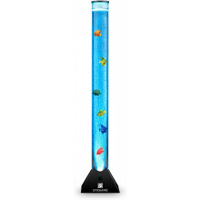 Straame 90cm LED Bubble Fish Lamp, Colour Changing Sensory Lamp, Black Base