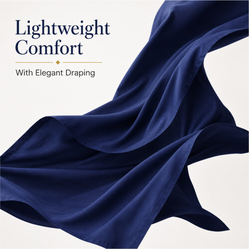 (Navy Blue, King) 100% Polycotton Flat Bed Sheets Percale Super Quality Comfortable & Soft Colourful Collection in All Sizes 1