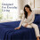 (Navy Blue, King) 100% Polycotton Flat Bed Sheets Percale Super Quality Comfortable & Soft Colourful Collection in All Sizes 4