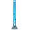 Straame 90cm LED Bubble Fish Lamp, Colour Changing Night Light, Silver Base 1