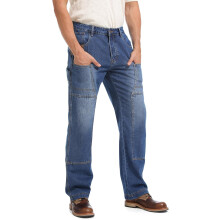 Herren Carpenter Loose Fit Arbeitshose Jeans W33 L30 Blau — skater jeans herren, multitaschen arbeitshose