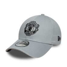 (Medium) Manchester United ManU Seasonal 39Thirty Grey Logoed Cap