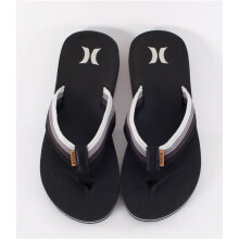 (UK9) Hurley Shorebreak Mens Black Open Toe Flip Flop Sandal