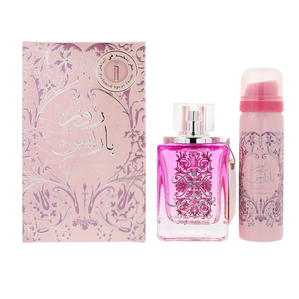 Ard Al Zaafaran Rose Paris Gift Set 100ml EDP + 50ml Deodorant Spray - Image 9