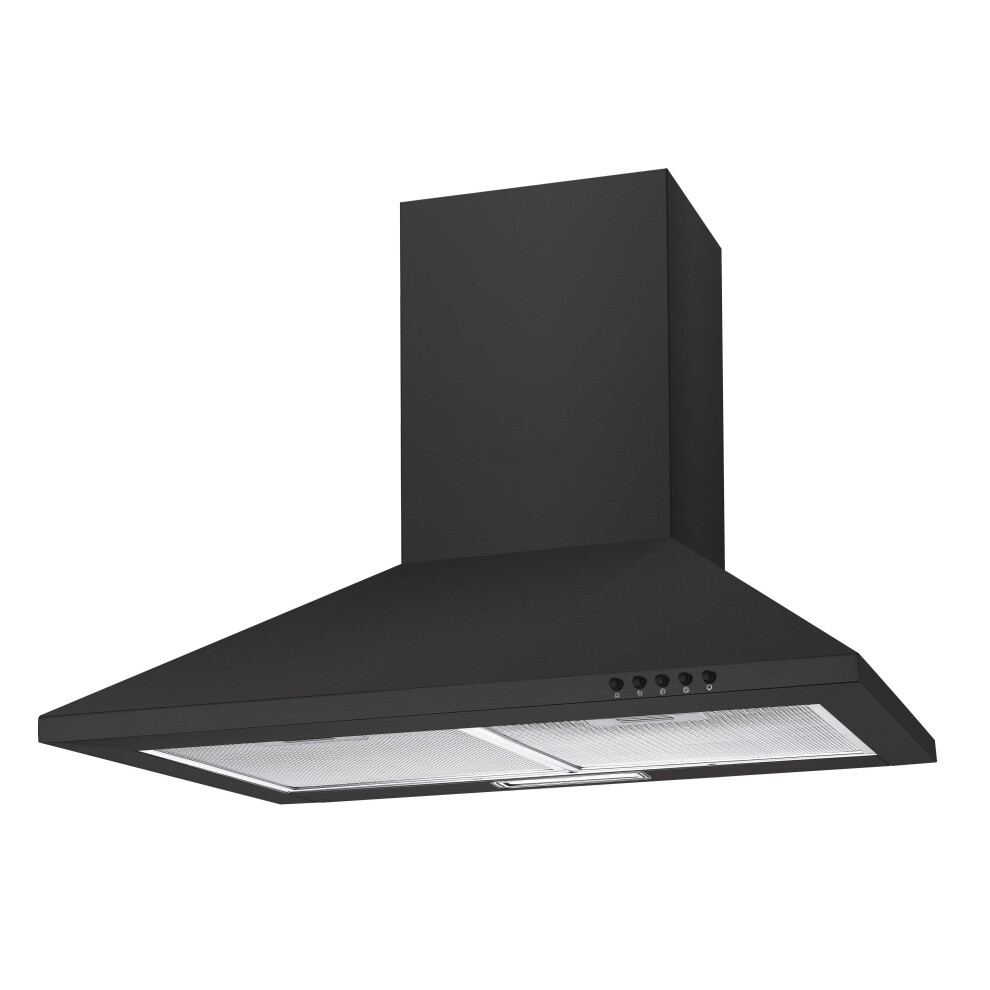 Candy Cce60nn 60Cm Chimney Cooker Hood For Ducted/Recirculating Ventilation - Black