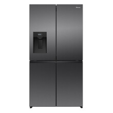 Hisense PureFlex American Fridge Freezer - Dark Stainless Steel - E Rated