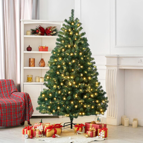 6FT Pre Lit Artificial Christmas Tree