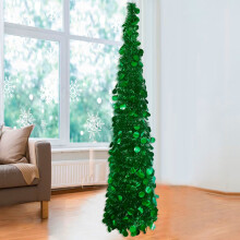 5FT Collapsible Pop Up Tinsel Tree