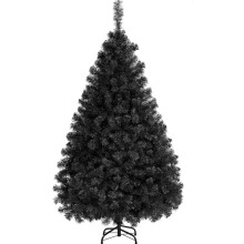 6FT Bushy Artificial Christmas Tree Black