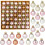 49 Piece 3cm Shatterproof Mini Baubles Champagne and Gold 1