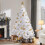 6FT Bushy Artificial Christmas Tree White 2