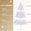 5FT Bushy Artificial Christmas Tree White 4