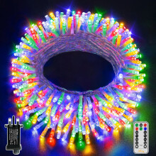 20m 200 LED Outdoor String Lights Multicolour