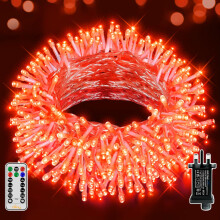 20m 200 LED Outdoor String Lights Orange