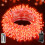 20m 200 LED Outdoor String Lights Orange 1