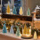 30 Piece Mini Frosted Bottle Brush Trees 6