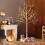 6FT Pre Lit Artificial Twig Tree 4
