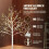 6FT Pre Lit Artificial Twig Tree 5
