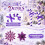 50 Piece Assorted Christmas Ornaments Purple 5