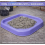Medium Purple Plastic Cement Mixing Tray 6