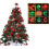 9 Piece Luxury 6cm Christmas Baubles Red Green 4