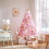 5FT Bushy Artificial Christmas Tree Pink 4