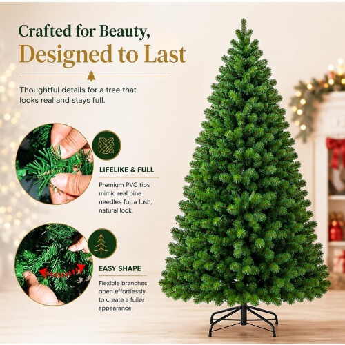 6FT Traditional Artificial Christmas Tree 1