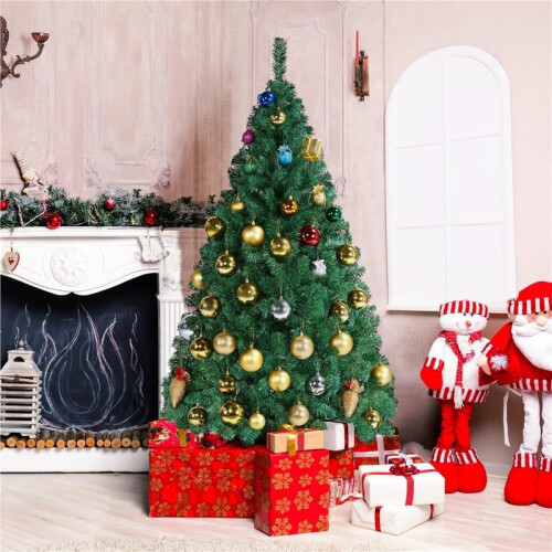 6FT Bushy Artificial Christmas Tree Green 2