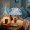 Homcom HOMCOM 30cm Tiffany Lamp with Button Switch and Metal Base, Blue 1