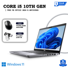 Dell Laptop - Core i5 10th Gen 16GB Ram 256GB NVME - Windows 11 - Refurbished