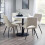 Luca 80cm Round Dining Table White 5