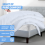 SuperKing 4.5 Tog Duvet + 2 Pillows Polypropylene 6