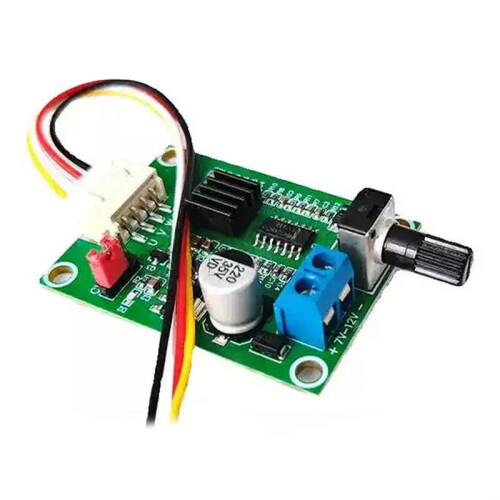 1PCS  7-12V Brushless Motor Driver Speed Controller Module, with Voltage Current Overload Protection for DIY Fan Pump