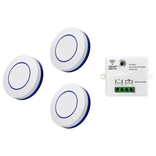 433Mhz Wireless  Light  220V  RF Relay Receiver Transmitter for Remote Control Lamp LED Fan 1