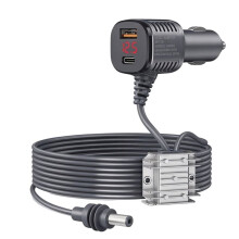 105W Boost Converter for Starlink 10V-24V to 30V 3.5A Car Adapter with Digital Display for Car, Rvs Boats (6.5FT)