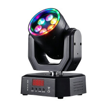 Bewegliche RGBW-LED-Bühnenleuchten für DJs, Partys, KTVs, Bars und Clubs (EU-Stecker)