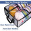 4 Pack Wide Hat Storage Bag Wide Hat Organizer, Large Capbox for Baseball Caps, Non-Woven, with Handle 2
