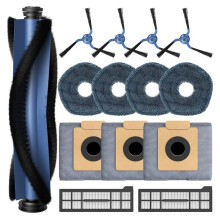 14pcs X10 Pro Omni Replacement Parts for  X10 Pro Omni Robot Vacuum Main Side Brush Filter Mop Dust Bag