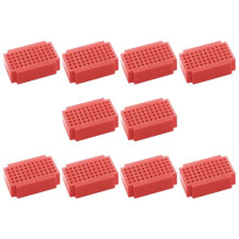 Plaque D'Essai Miniature ZY55 Ă 55 Points, Sans Soudure, pour et pour Raspberry Pi, Prototypage et Test de Circuits, Rouge