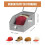 2 Pcs Hat Organizer for Baseball Caps, Hat Storage Box, Clear Window Hat Storage Holder Container for to 24 Caps 7