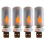 4PCS Car USB Night Light Bulb Portable LED Flame Effect Auto Atmosphere Light for Car/Bedroom/Party/Camping 1