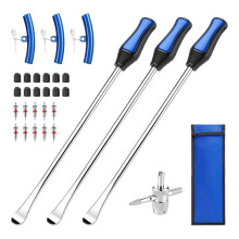 15" Tire Spoons Kit - 30 Pcs Tire Removal Tool for Motorcycle, Dirt Bike, Lawn Tractor & Bicycle